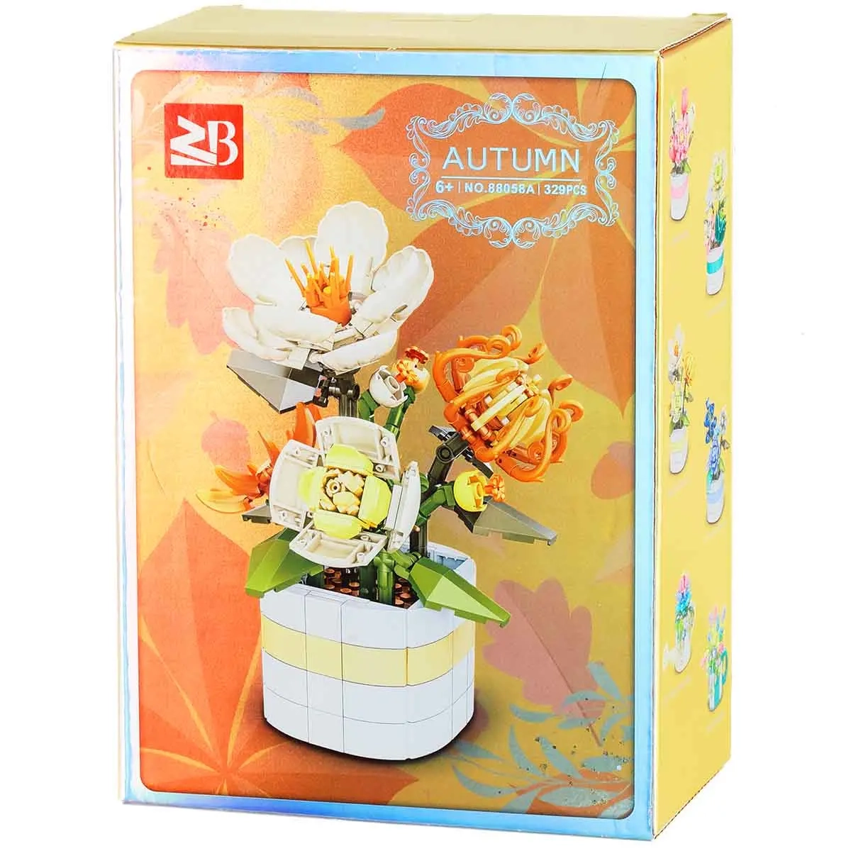 Byggklossar blomsterarrangemang 14×12×17,6cm - Kreativa leksaker - 6410416498058 - 2