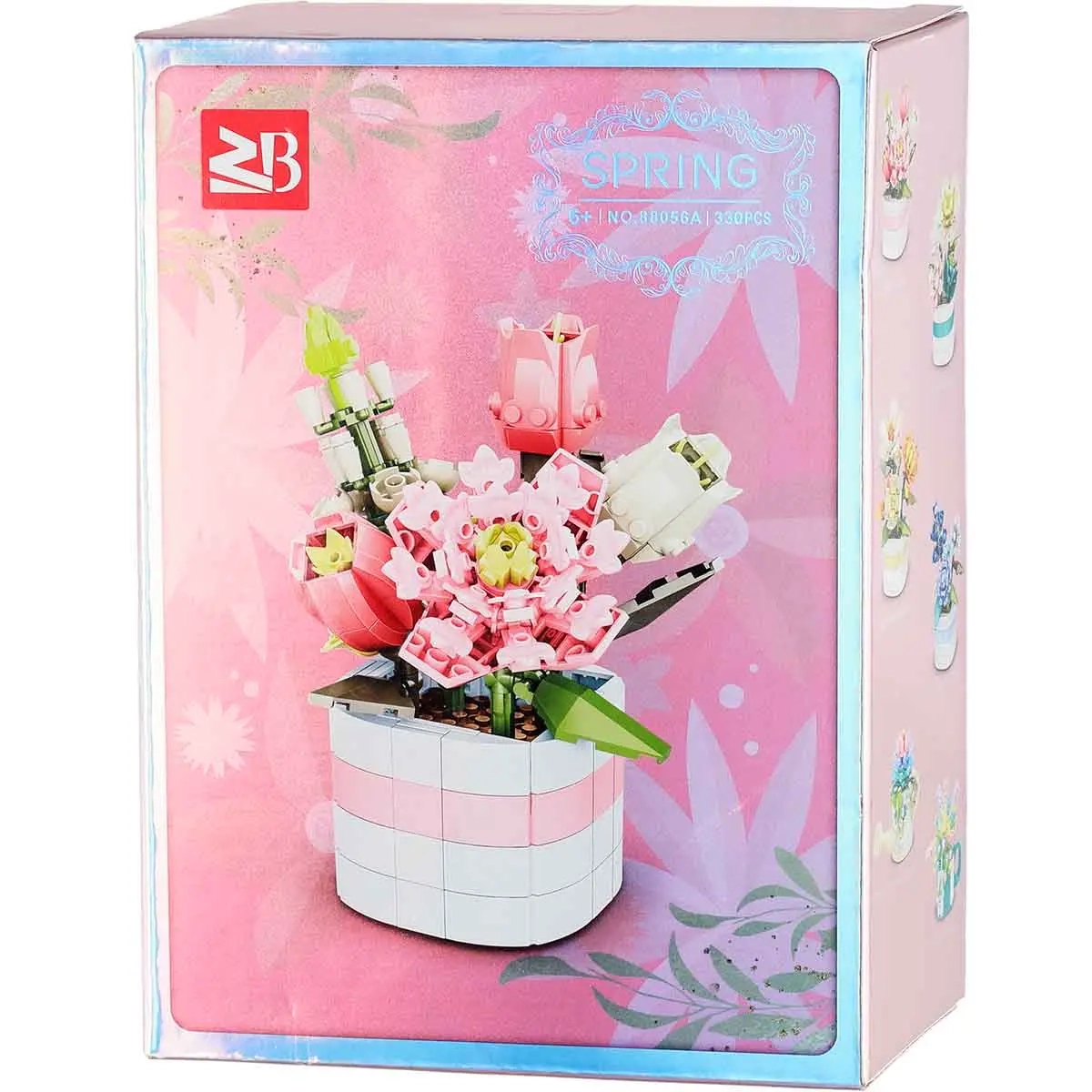 Byggklossar blomsterarrangemang 14×12×17,6cm - Kreativa leksaker - 6410416498058 - 3