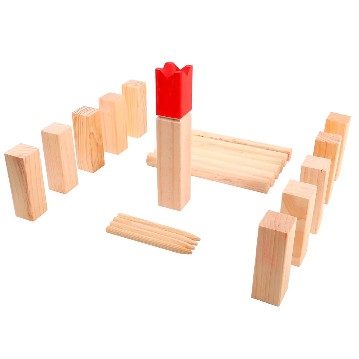 Kubb-spilsæt mini Summer Sport - Bondespil og sommerlege - 6418536032015 - 1