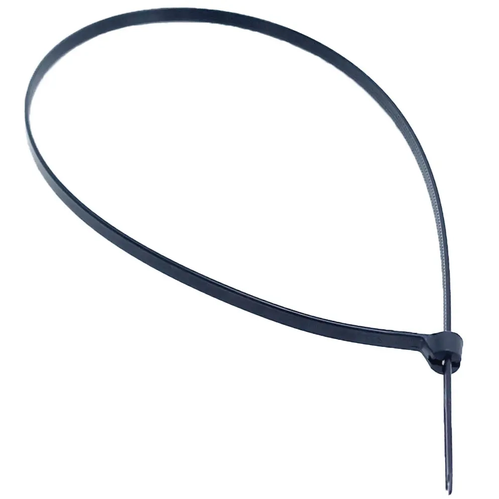 Bundkabelsort 2,5x160 mm metal lukning 100stk - Kabelbindere og kabelbindere i rustfrit stål - 6430074692377 - 1