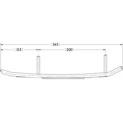 Ohjausrauta pari 4" Sno-X Ripper -  - 6438235113686 - 0