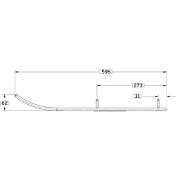 Ohjausrauta pari 4" Sno-X Ripper -  - 6438235113747 - 0