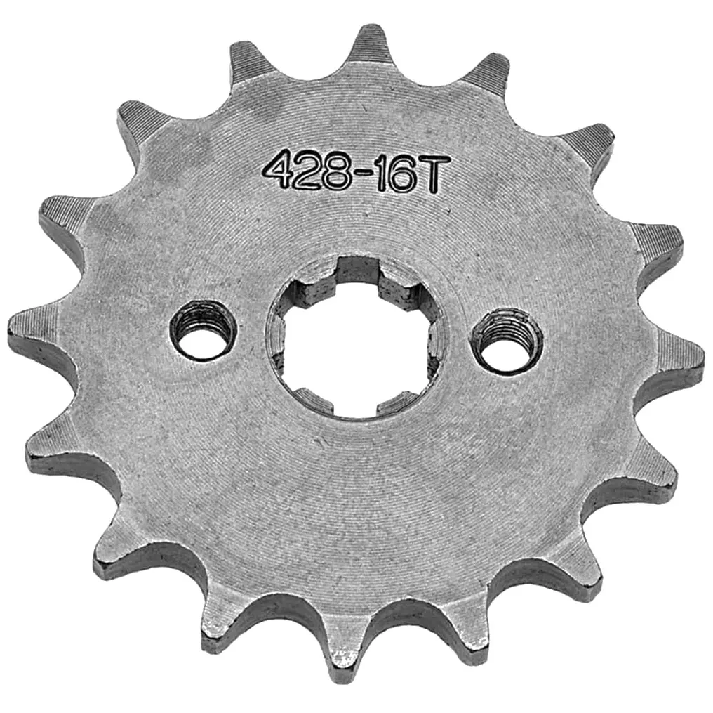 Fronttandhjul 16H 428 deling 17mm boring - Motocross og knallert kører - 6438471028010 - 0