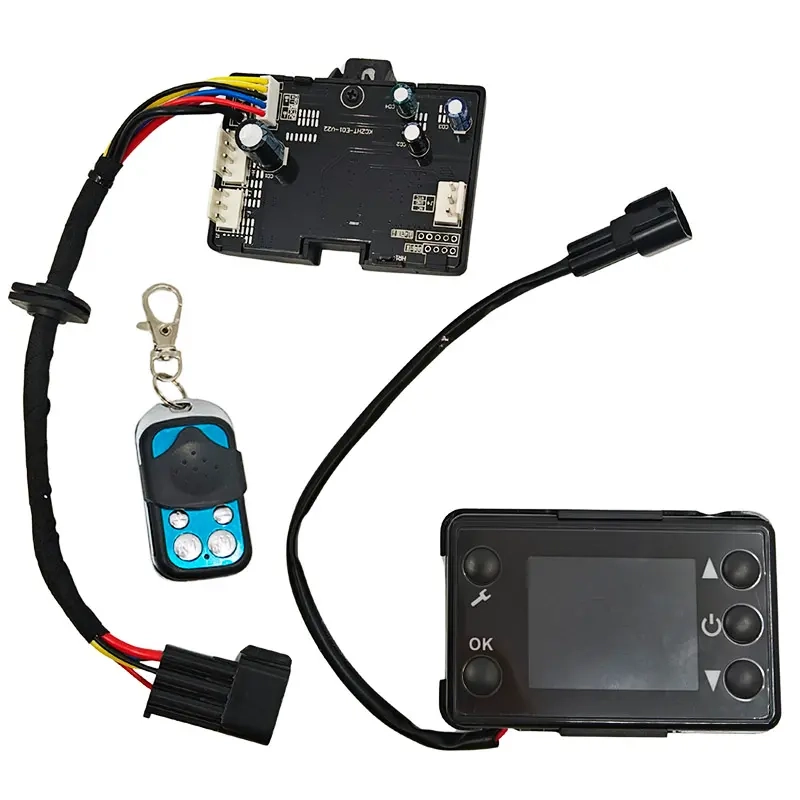 Dieselvarmer LCD kontrolpanel 12V 24 - Dieselvarmer reservedele og tilbehør - 6438471350869 - 0