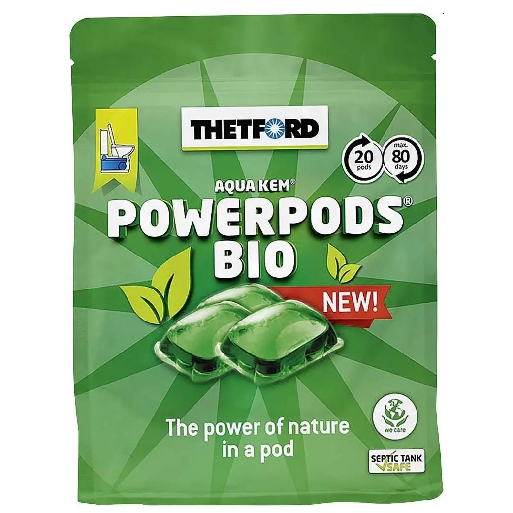 Thetford PowerPods Green 20stk Tablet - Sanitære rengøringsmidler - 8710315995671 - 0