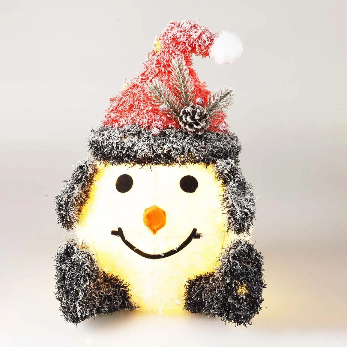 Ljusboll Snögubbe 36 cm assorterad - Ljusdekorationer för bord - 8721037738606 - 1