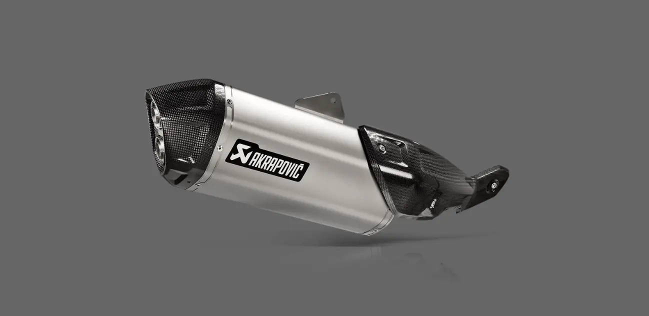 Pakkesystem Akrapovic Slip-On V-STROM 1 -  - 3831126422943 - 0