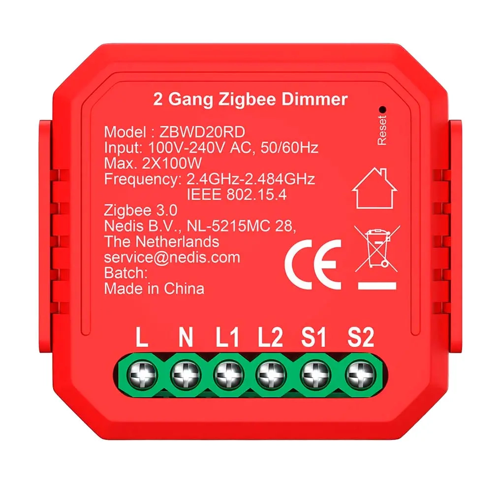 Dimmer Nedis SmartLife Zigbee 3.0 - Strömbrytare och dimmers - 5412810452187 - 0