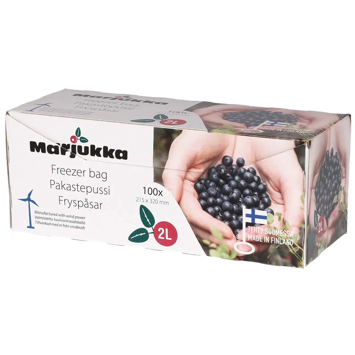 Fryspåsar 2L 100 st Marjukka - Fryslådor och fryspåsar - 6410413200784 - 0