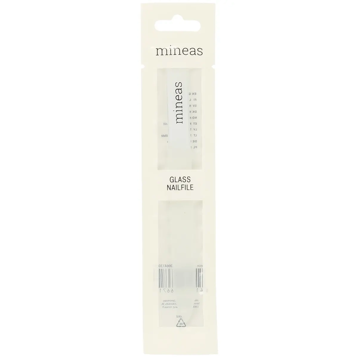 Nagelfil glas 14 cm - Manikyr och pedikyr - 6410416266718 - 1