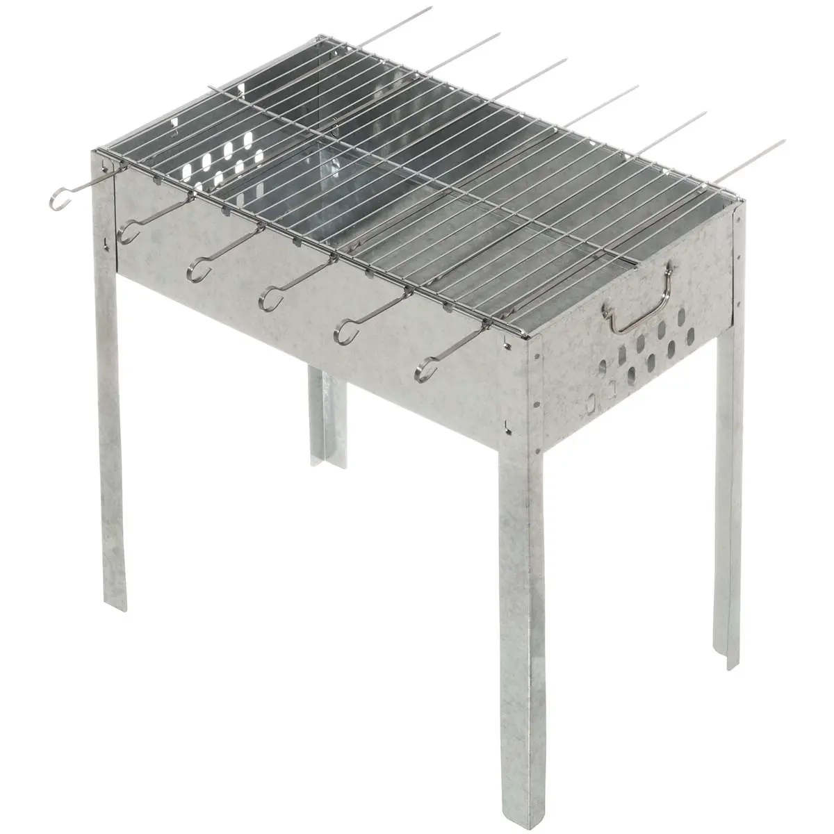 Hiiligrill 6 spyd Mustang - Trægrill og kulgrill - 6410416343686 - 1