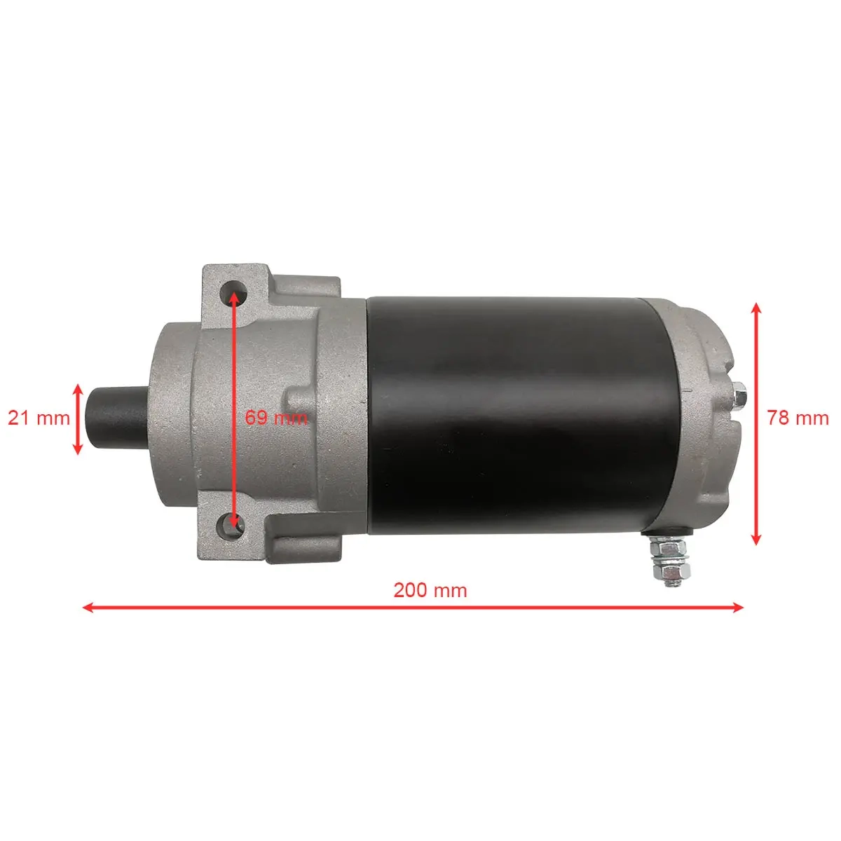 Startmotor Loncin 12,5hp 14,5hp - Plæneklipper startmotorer og magneter - 6419773877155 - 1