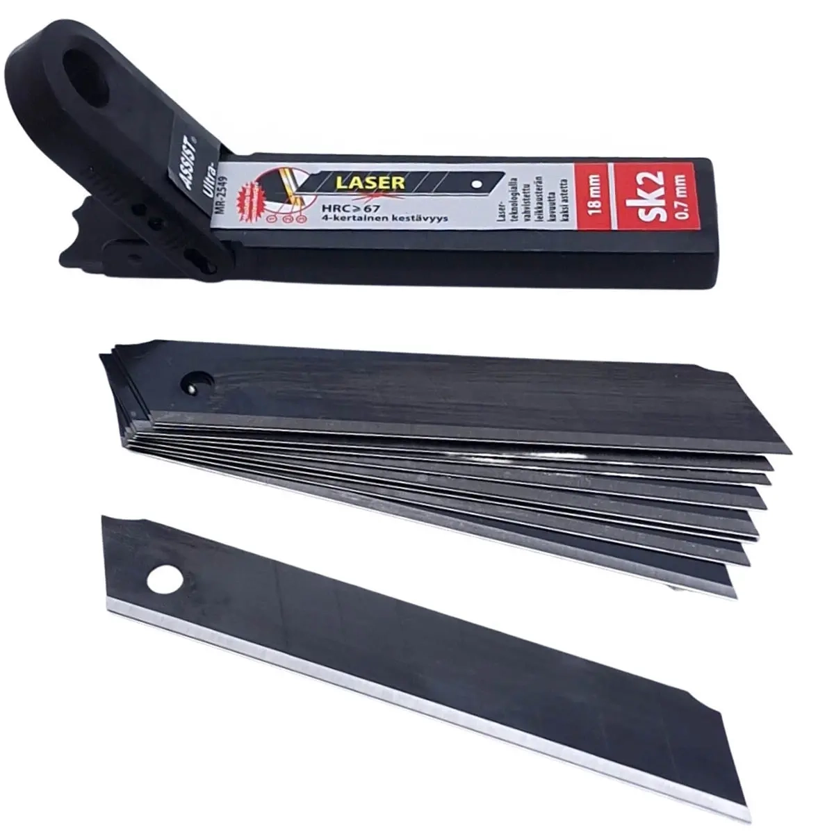 Katkoterapakke 10 stk 18x100mm SK2 - Knive og tæppeknive - 6430074693688 - 0