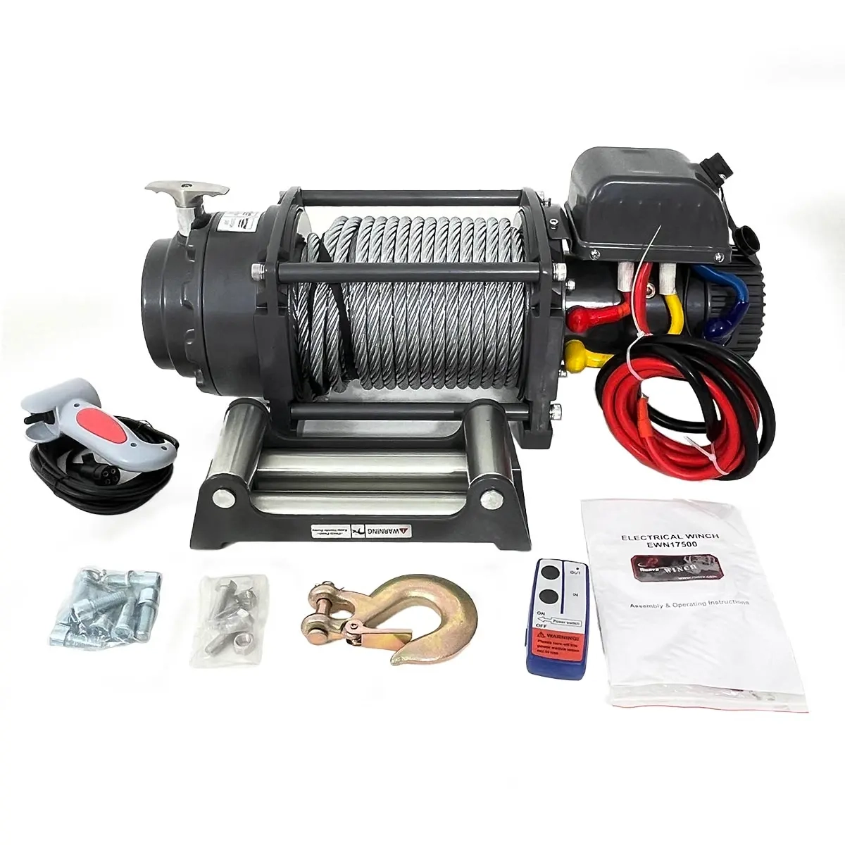 Vinse 12V Runva EWN17500 7938kg/17500Lb - Bilspil - 6438471030730 - 1