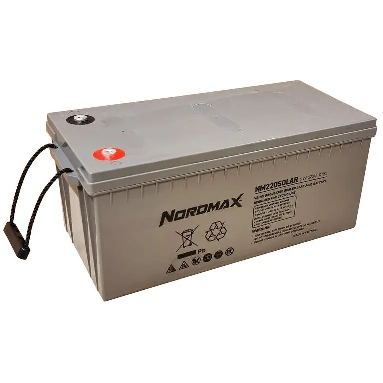 Batteri AGM Deepcycle 220Ah 12V - Batterier til solpaneler - 7350096343646 - 0
