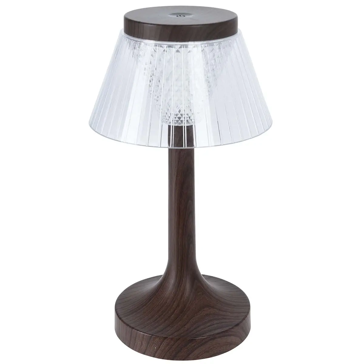 Bordslampa Deco USB uppladdningsbar 27cm brun - Uppladdningsbara lampor - 8720573969024 - 1