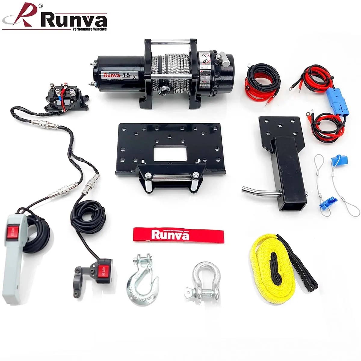 Vinse Runva 2041kg 4500lbs wire - ATV spil - 48776565591 - 1