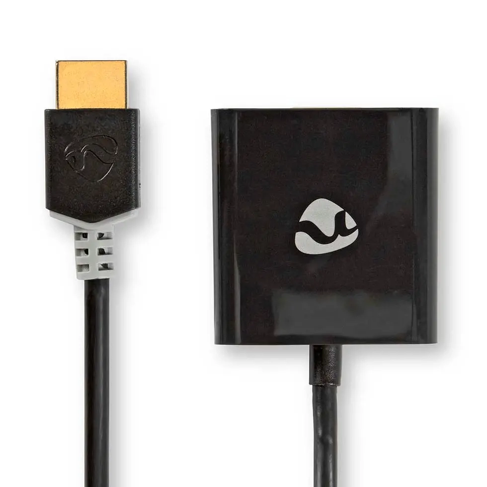 HDMI VGA kabel 20cm - HDMI, USB og datakabler - 5412810264353 - 2