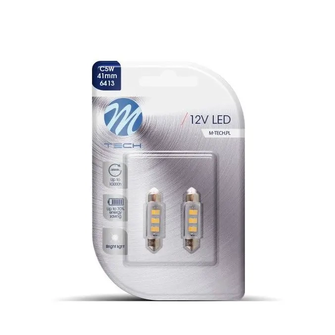 Led Basic C5W-C10W hvid 6K SV8.5-8 41 - LED-lys og LED-sæt - 5901508527226 - 0