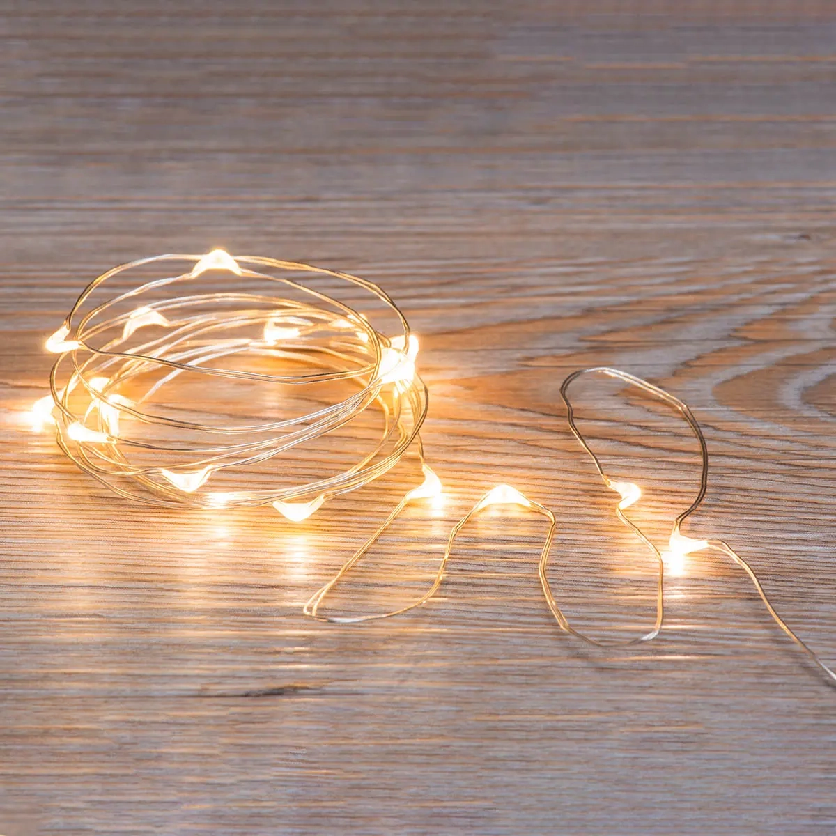 Valokæde batteri 20LED 2m varm hvid - Batteri lys - 6410412944665 - 0