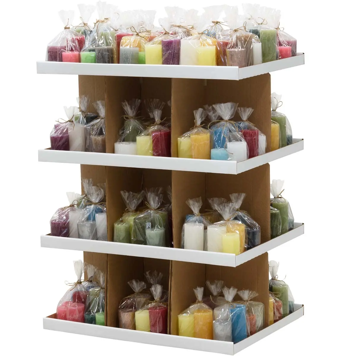 Stearinlys i gaveæske 1 kg assorteret - Stearinlys og fyrfadslys - 6410416188300 - 0