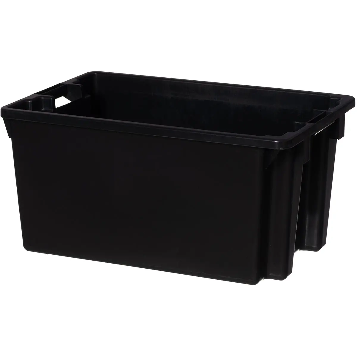 Plastlåda 50L 60x40x30cm kraftig plast - Förvaringslådor - 6410416331010 - 0