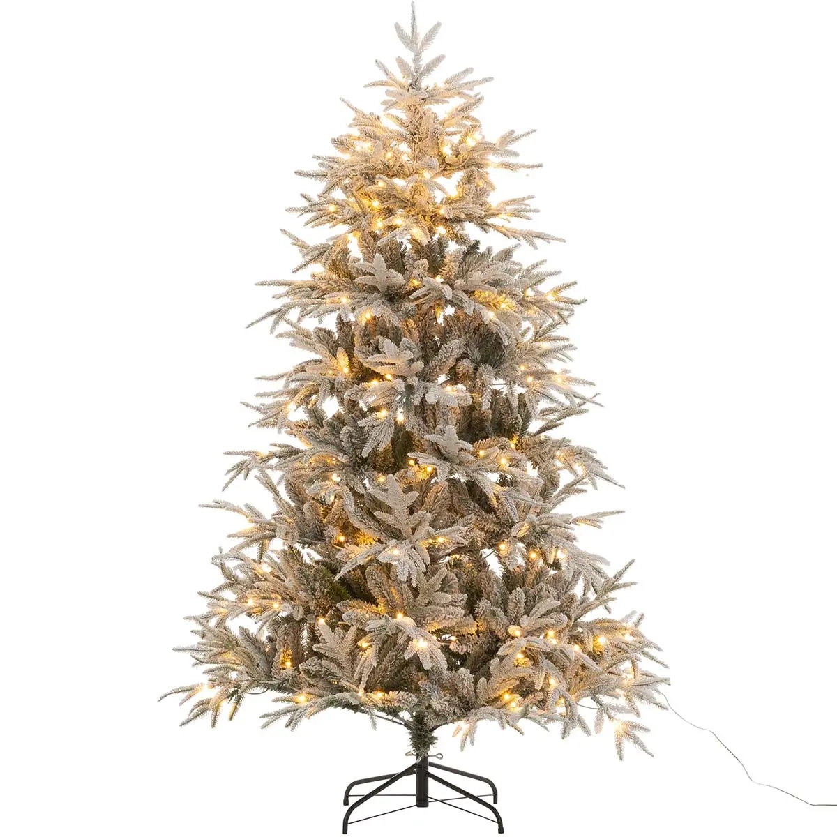 Juletræ rimet 180cm 300LED - juletræer - 6410416508658 - 0