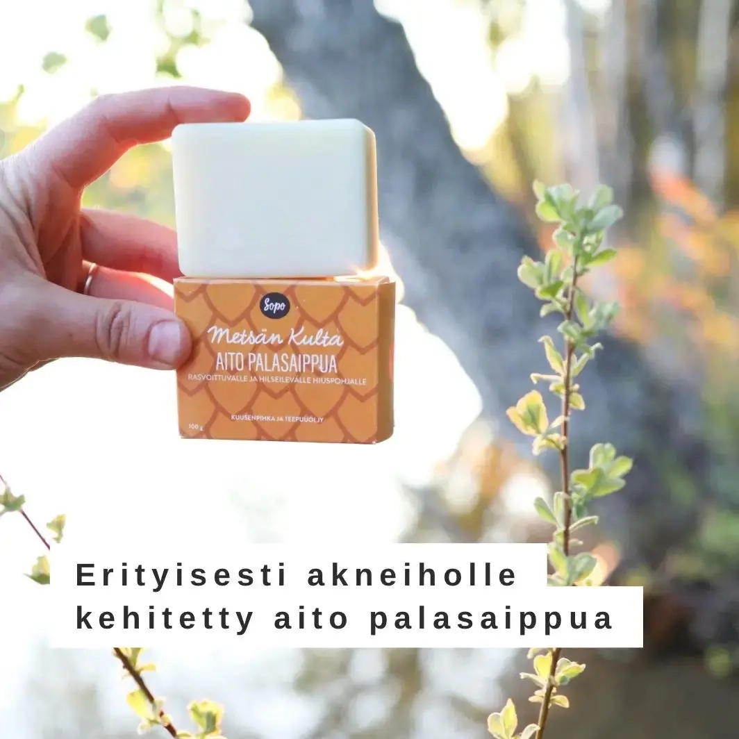 Söt tvål Skogens Guld Äkta Bit tvål - Naturlig kosmetika - 6430070050164 - 1