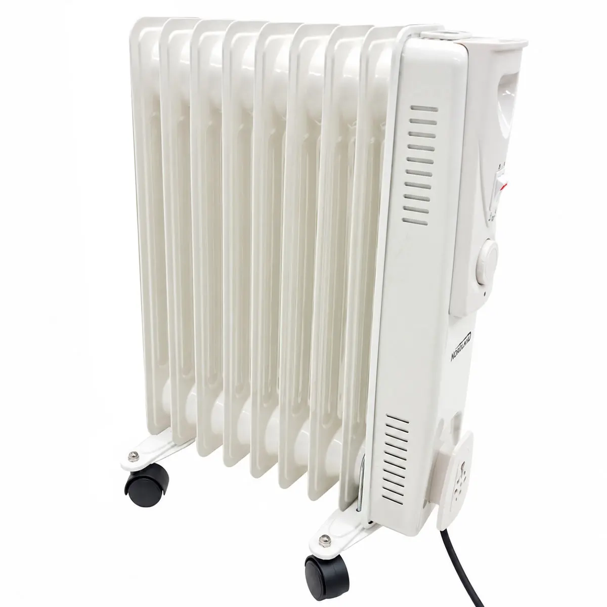 Oljeradiator Nordland 2000 W med hjul - Värmeelement - 6438168121451 - 1