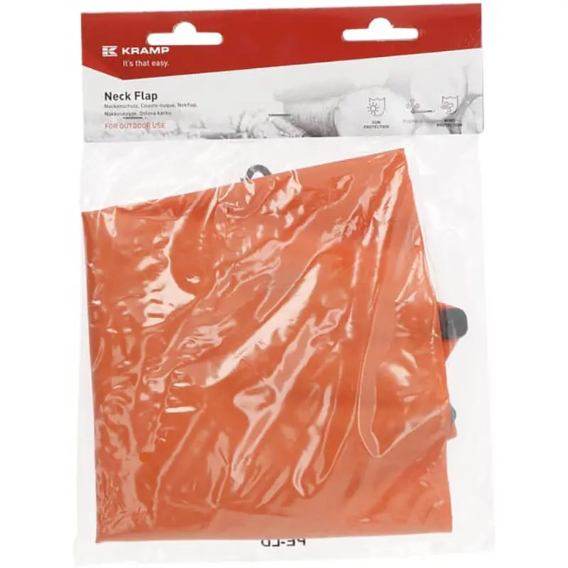 Nackskydd orange - Skogsarbetarens skyddskläder och handskar - 8719493078619 - 3