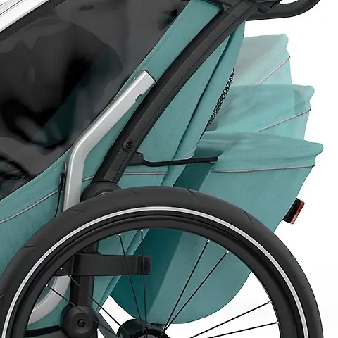 Thule cykelvagn Chariot Cross 1 blå - Cykelstolar och cykelvagnar - 872299048687 - 3