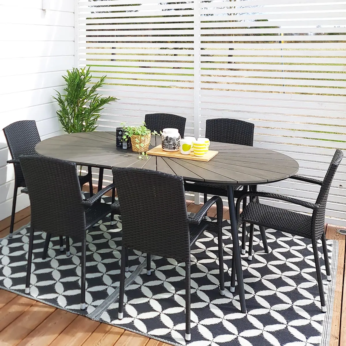 Terrassstol OutFit Trend svart - Trädgårdsmöbler - 5714988053914 - 6