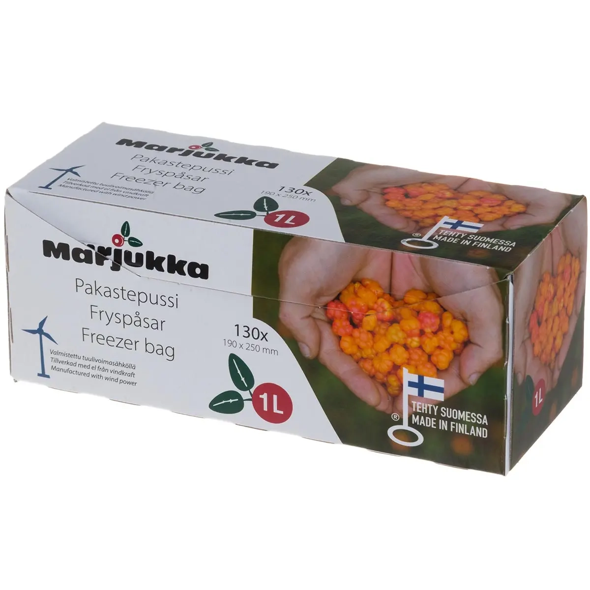 Fryspåsar 1L 130 st Marjukka - Fryslådor och fryspåsar - 6410413200777 - 0
