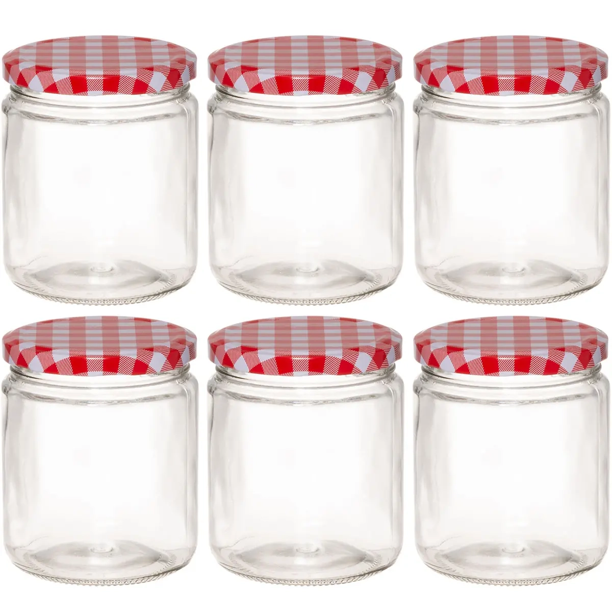 Glasburk 340 ml 6 stk - Opbevaringsbeholder - 6410416368948 - 0
