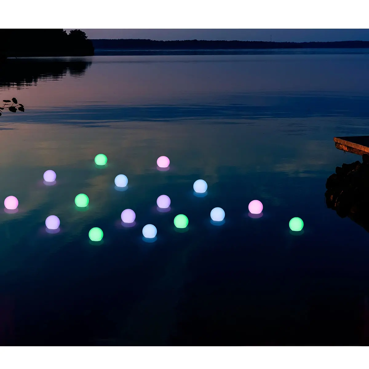 Valgdekoration Venedigs lys LED farveskift - Lys dekorationer udendørs - 6410416388649 - 0