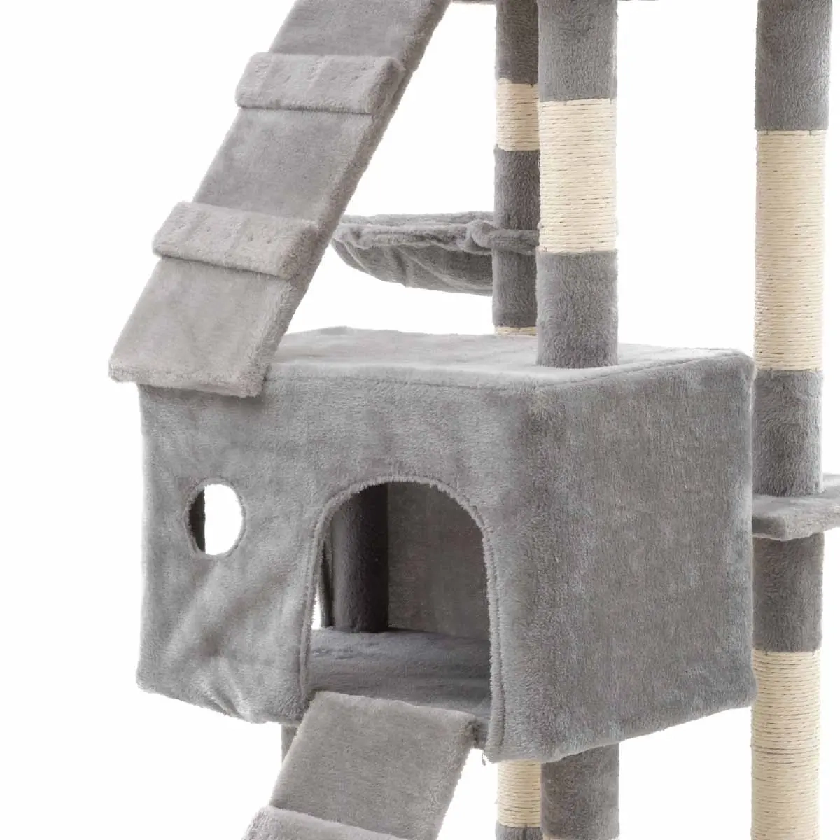 Katte klatretræ 175 cm - Kattelegetøj og aktivering - 6410416455792 - 2