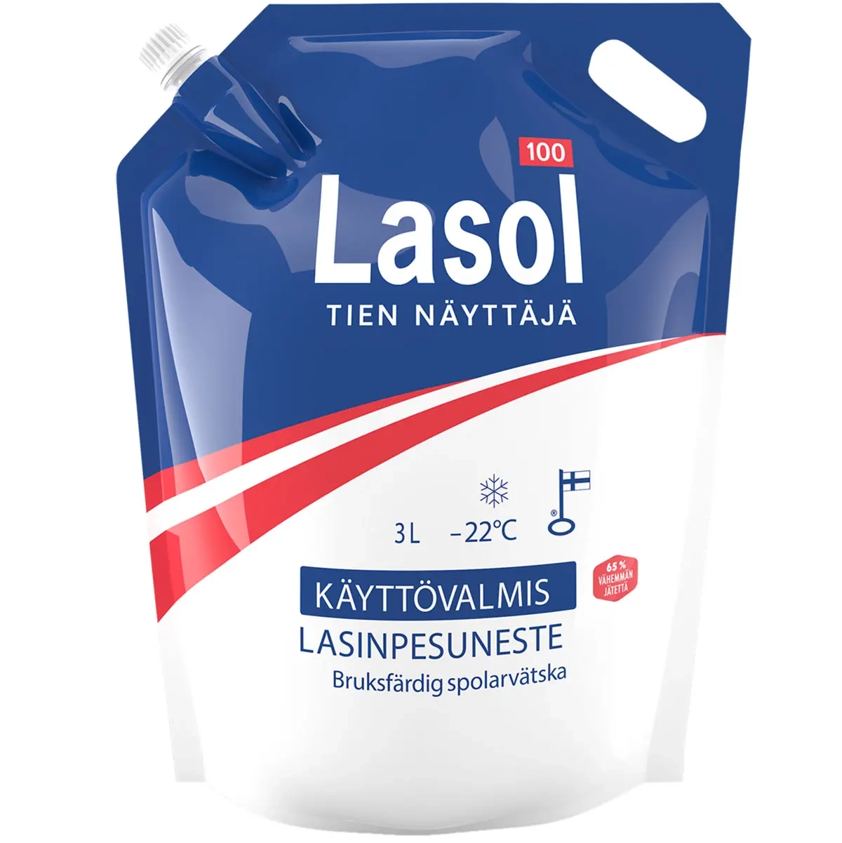 LASOL 100 VINDRUTSVAKA -22C 3L - Spolarvätskor - 6414504750806 - 0