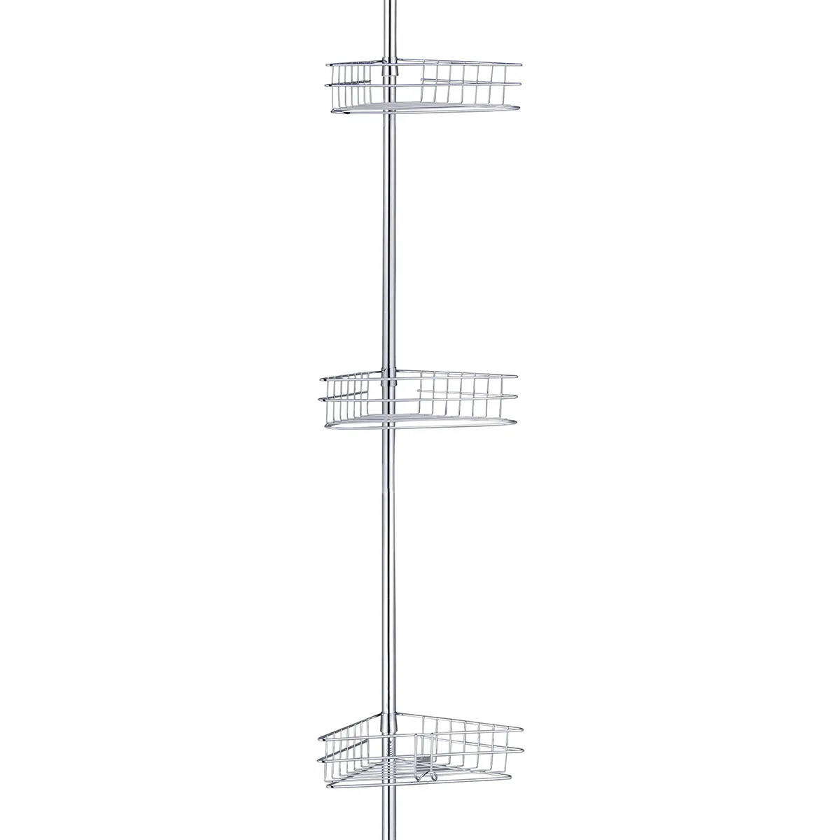 DUSCHHYLLA 135-290cm 3-HYLLOR KROM - Övriga badrumsmöbler - 6416096035903 - 0