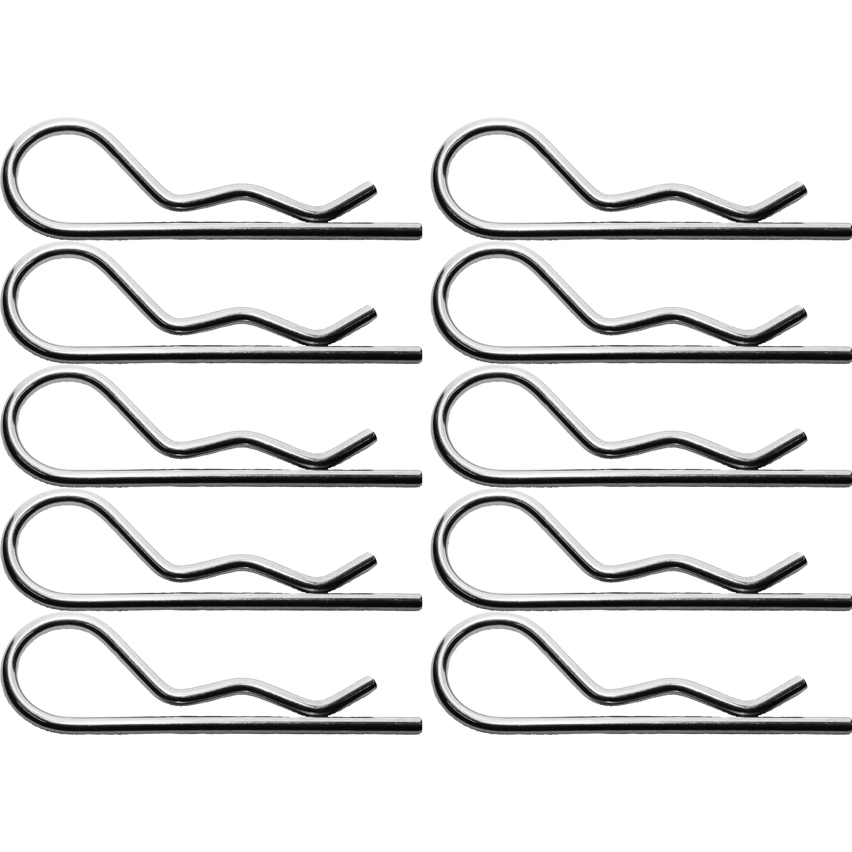 Hårnål stift 2x60mm AISI316 10stk - Sprints og låseringe - 6430022581203 - 0