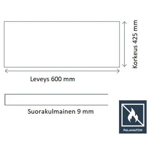 Inverter bagplade 60x42mm ikke-brændbar - Invertere til solpaneler - 6430065150008 - 1