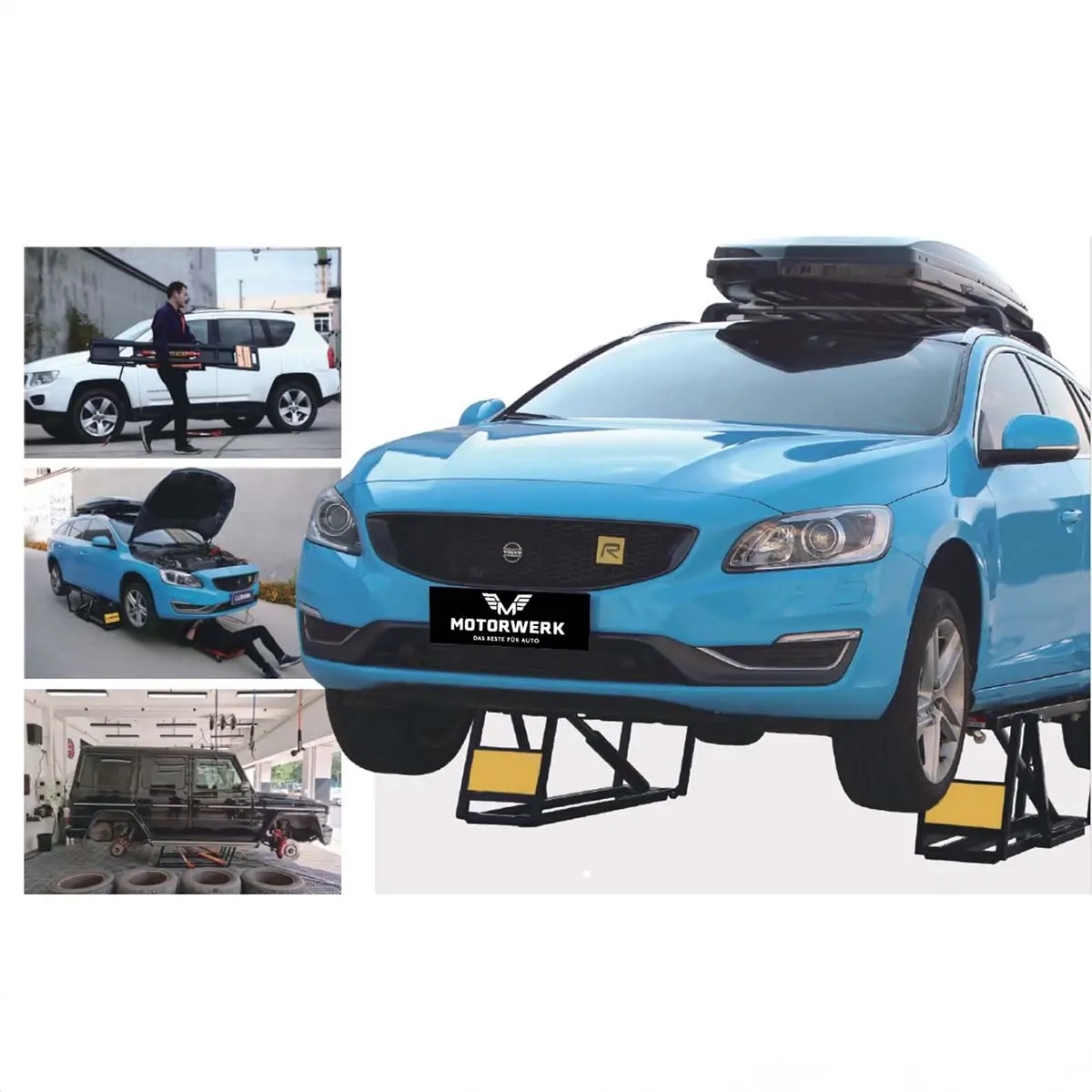 Bilhiss 3500kg 230V Motorwerk - Lyftare och lyftcylindrar - 6438014379890 - 1