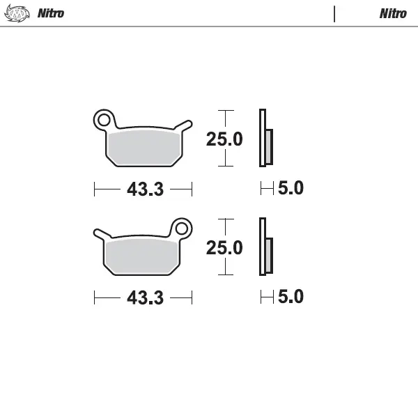 Bremseklodser KTM 50/65cc 04-08 -  - 6438471311273 - 0