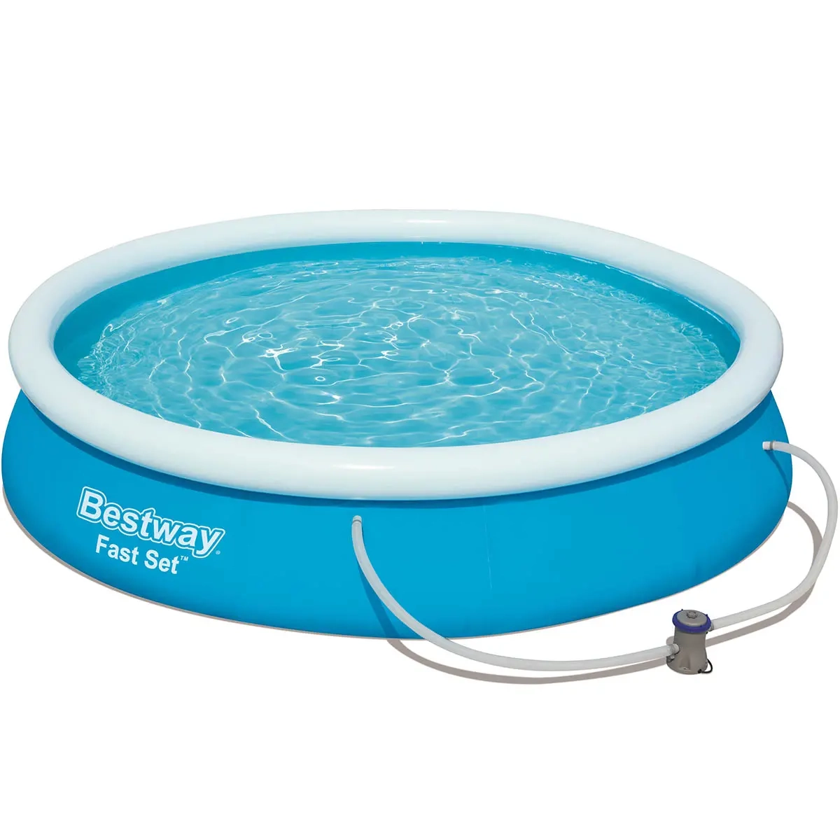 Udendørs Pool 5377L 3,6m 76cm Bestway Fast - Svømmehaller og pooltilbehør - 6942138951363 - 0