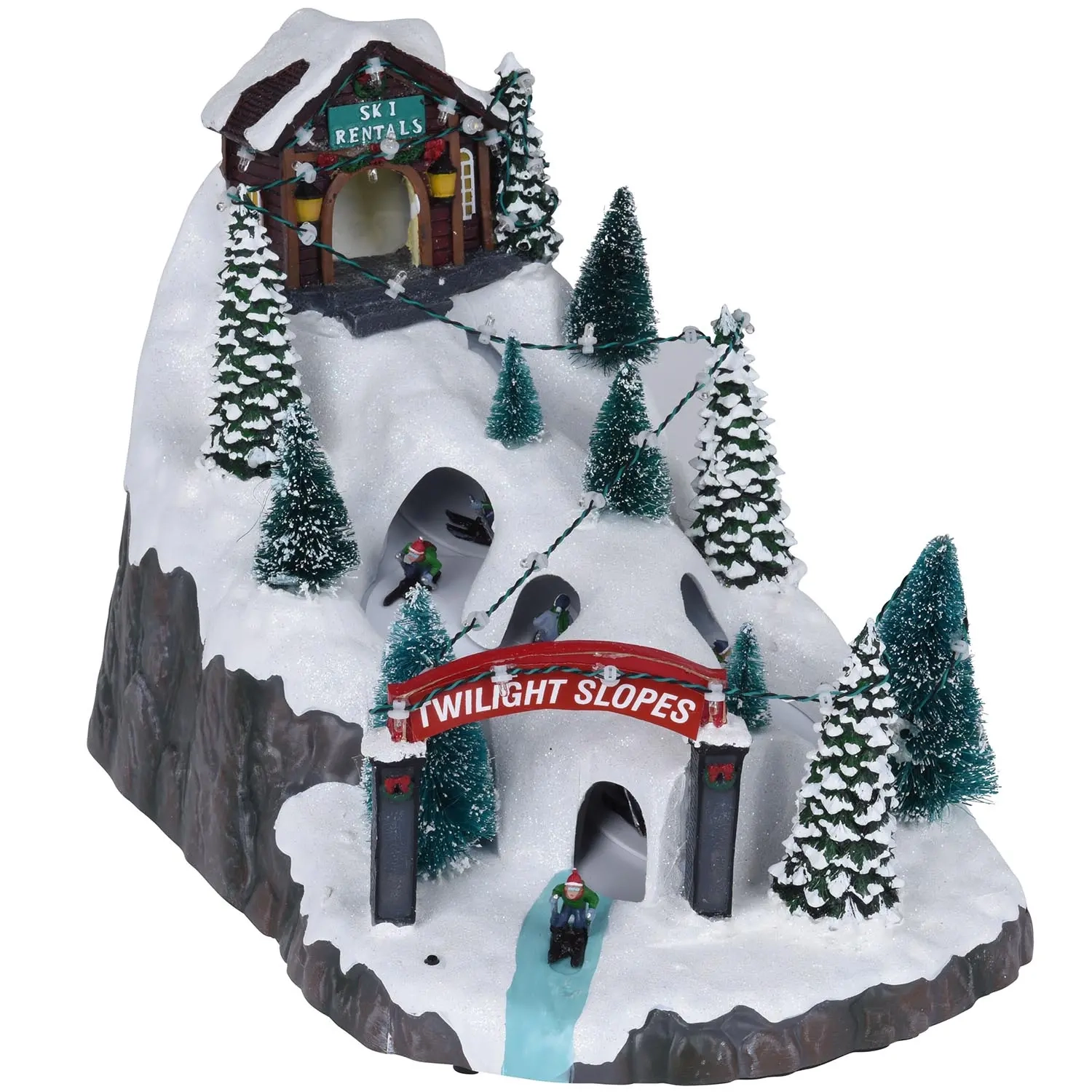 Juldekoration Slopes LED 34cm - Ljusdekorationer för bord - 8719987580741 - 1
