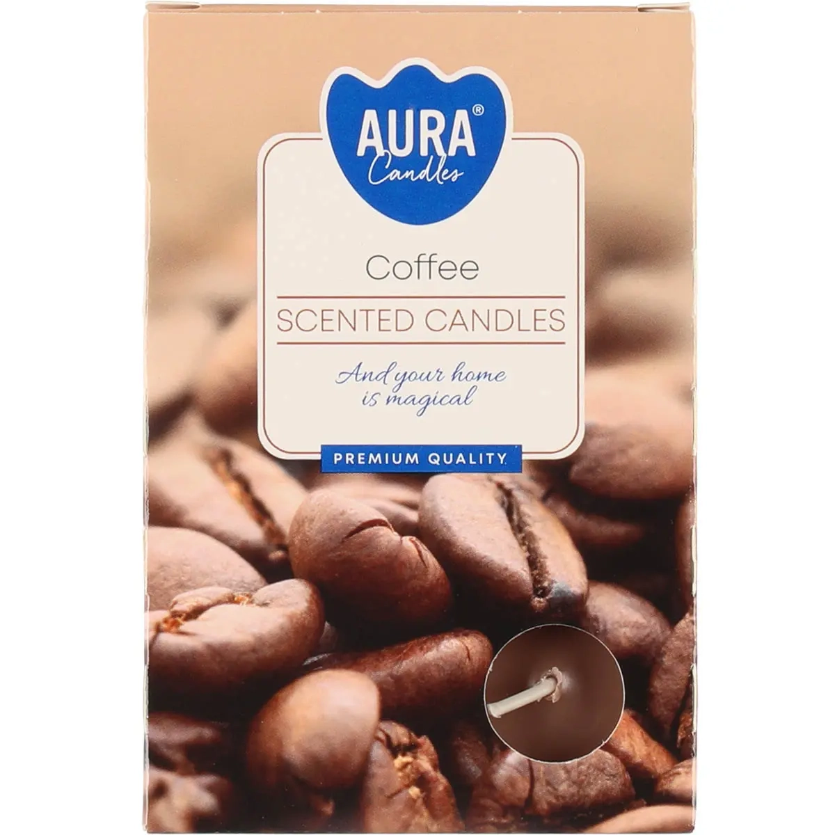 Duftfyrfadslys Coffee 6 stk -  - 5906927015897 - 0