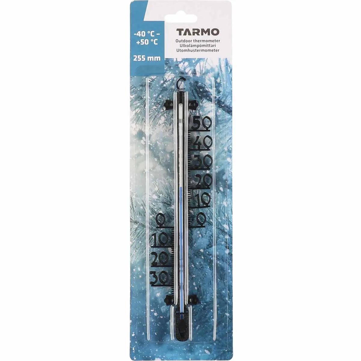 Udendørstermometer 255 mm - Hjemmemåler, timer og alarm - 6410416236087 - 1