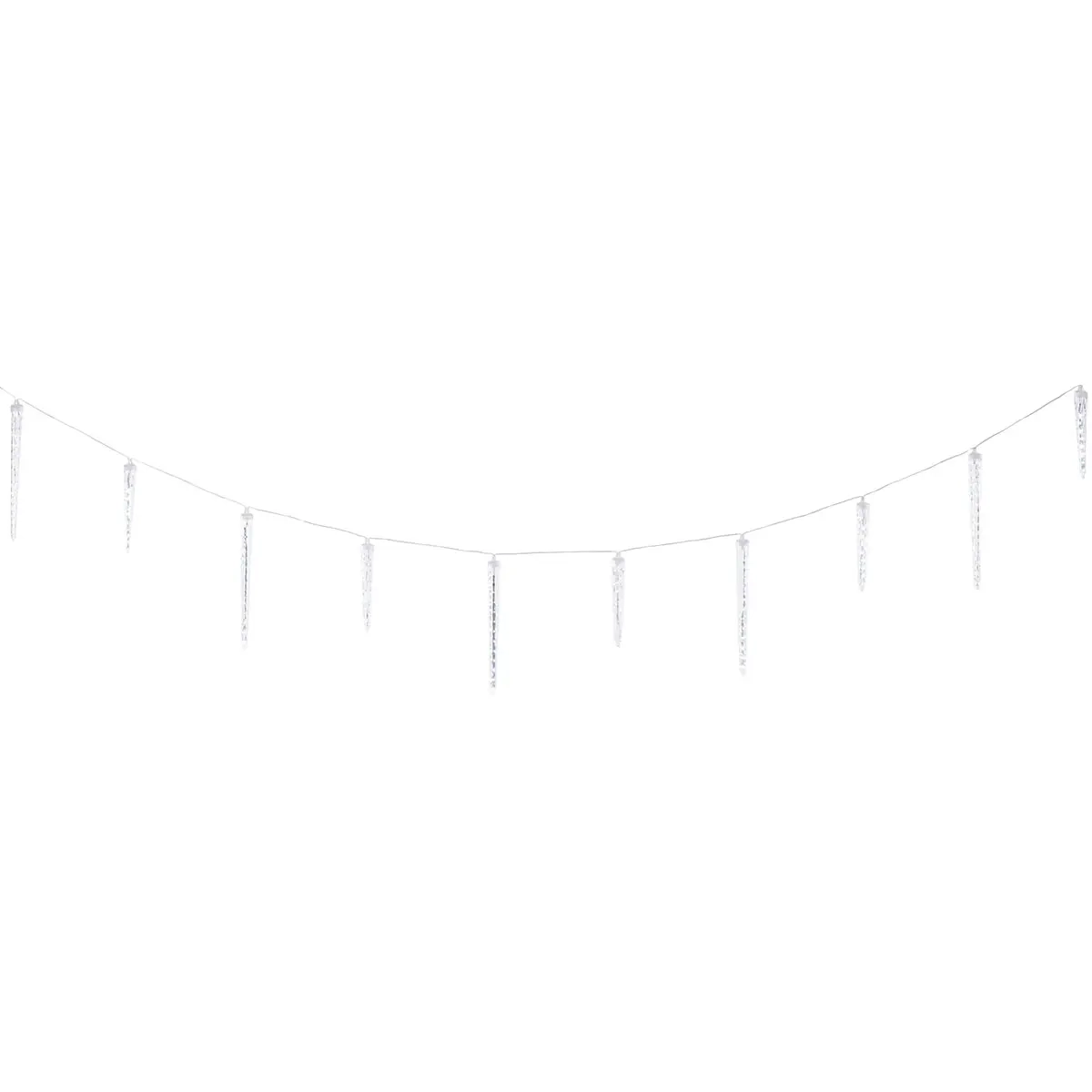 Istappsljusslinga 190 LED 10 st - Fönster- och takfotsbelysning - 6410416484488 - 2