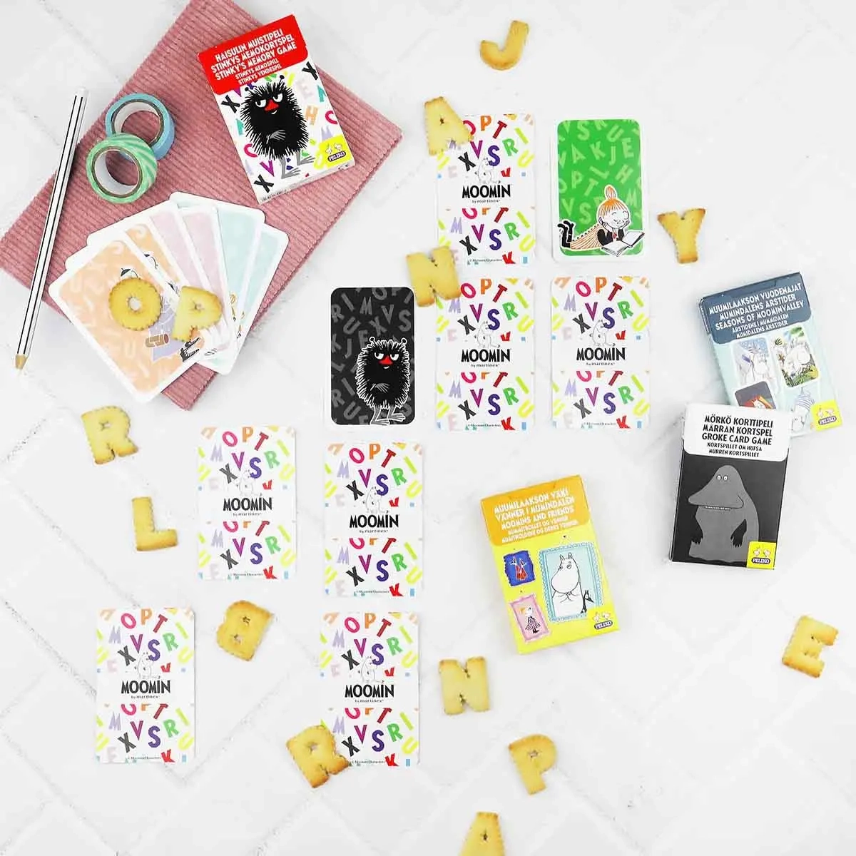 Mumin Stinky memoryspel för barn 3+ - Pusselspel och brädspel - 6416550855283 - 3
