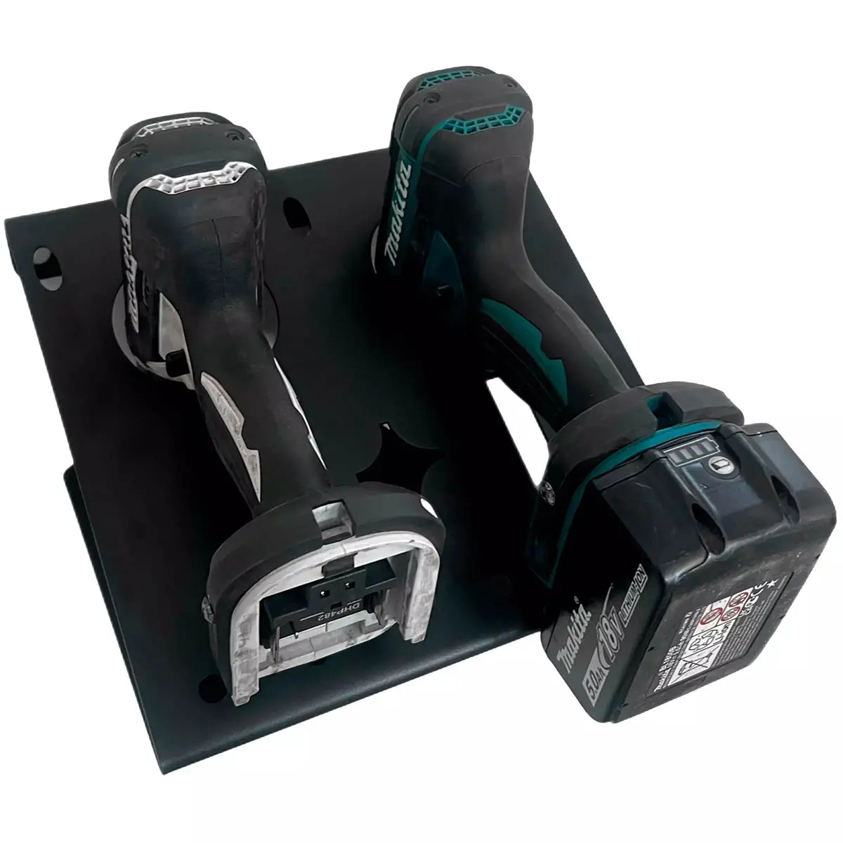 Väggfäste för borrmaskin med 2 platser - Bits - 6430073051878 - 1