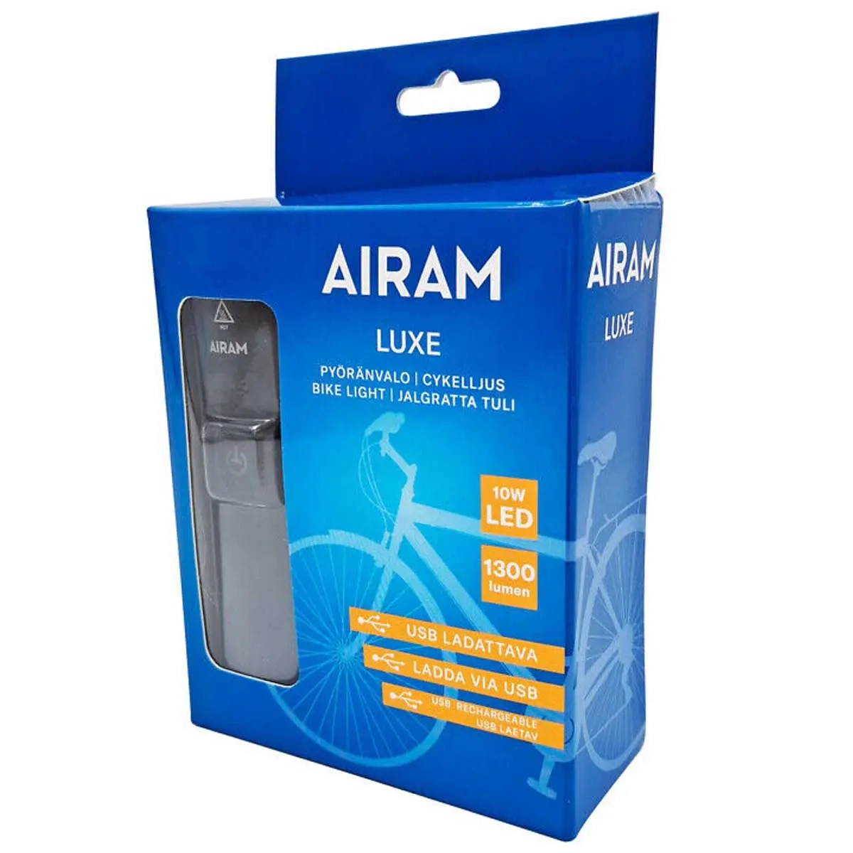 Airam Cykelljus Luxe 1300lm - Cykellampor och reflexer - 6435200016560 - 2
